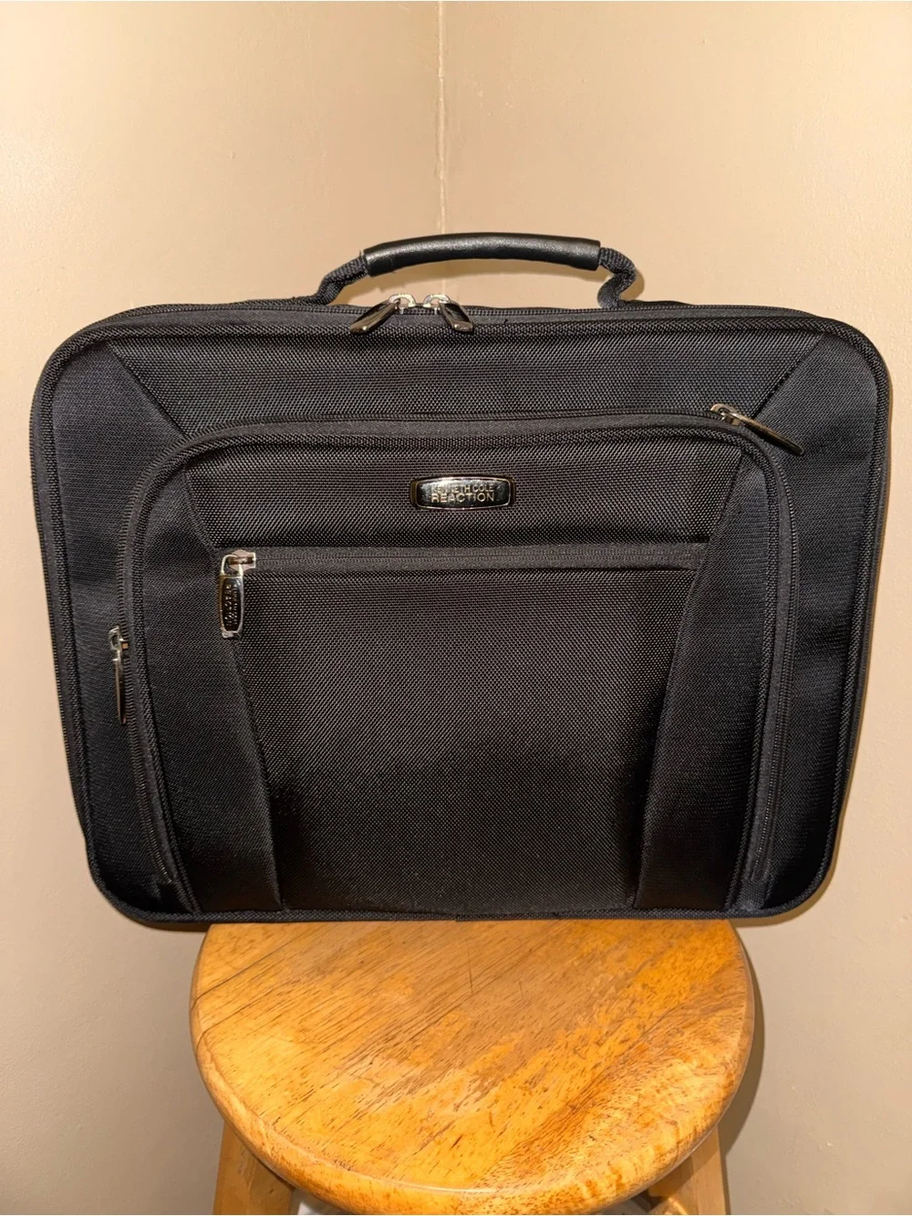 Kenneth Cole Black Laptop Briefcase